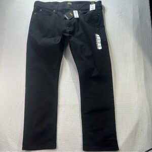 Men’s Brand New Lee Slim Straight Fit Preferred Cotton Overdye Black Jeans 38x30